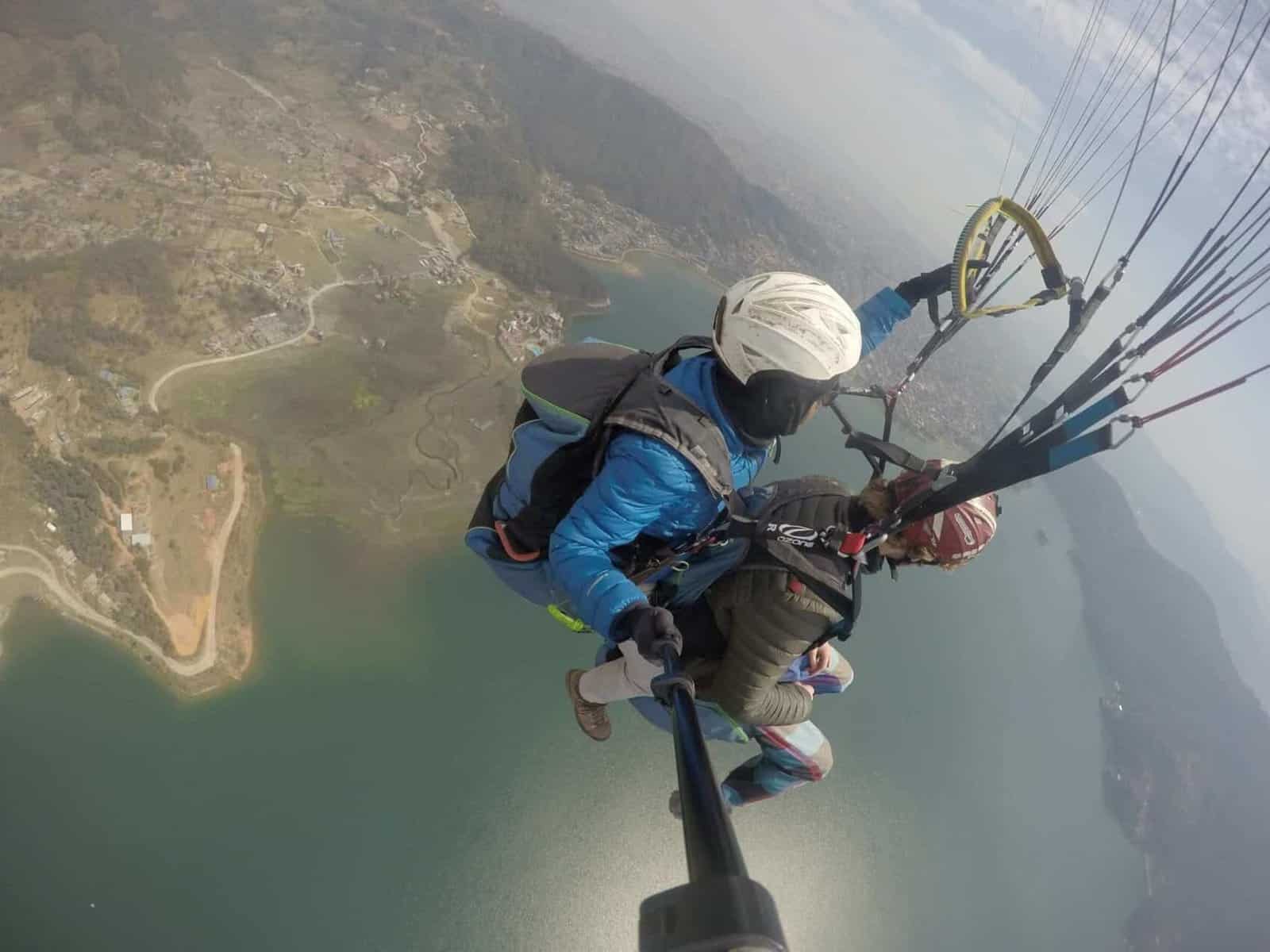Paragliding i ultrahøje Nepal