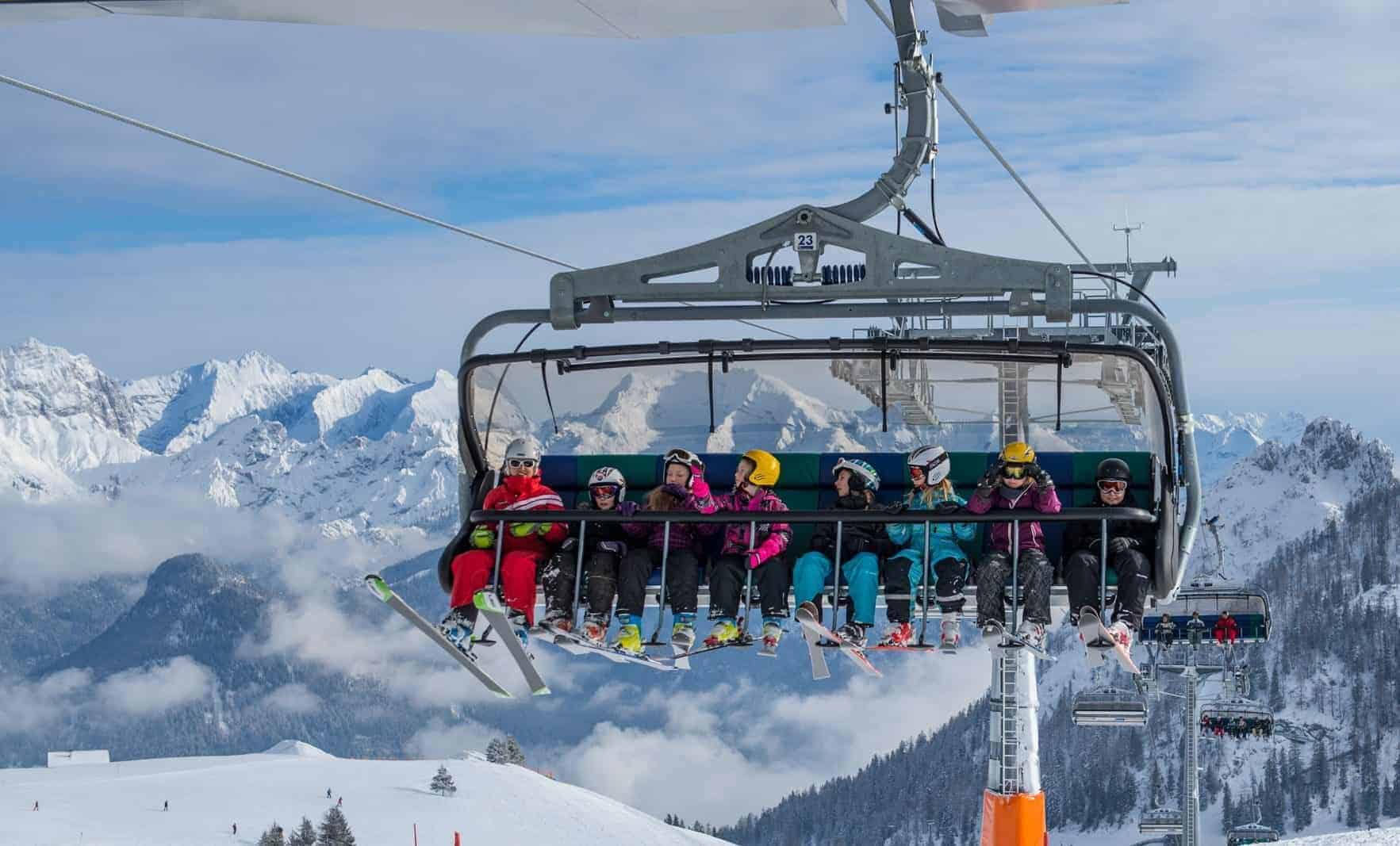 Familieski og hygge i Salzburger Saalachtal
