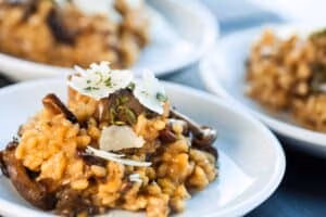 Italiensk mad, Risotto med svampe