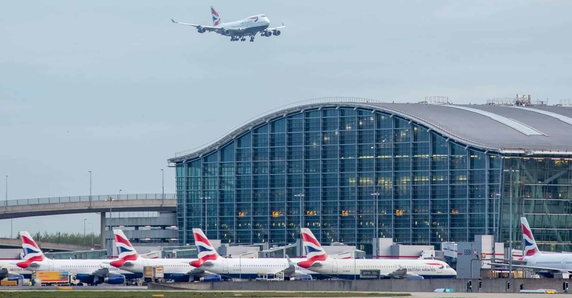 Heathrow Airport, de vigtigste lufthavne i Europa