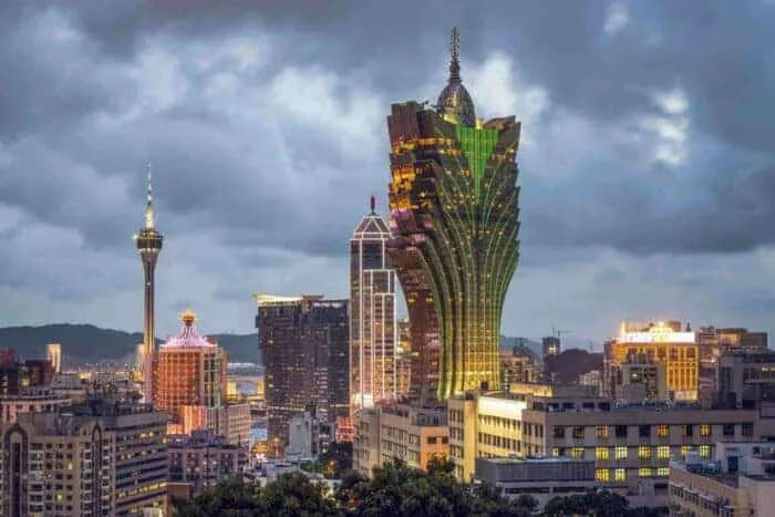 Macau eller Macao Skyline