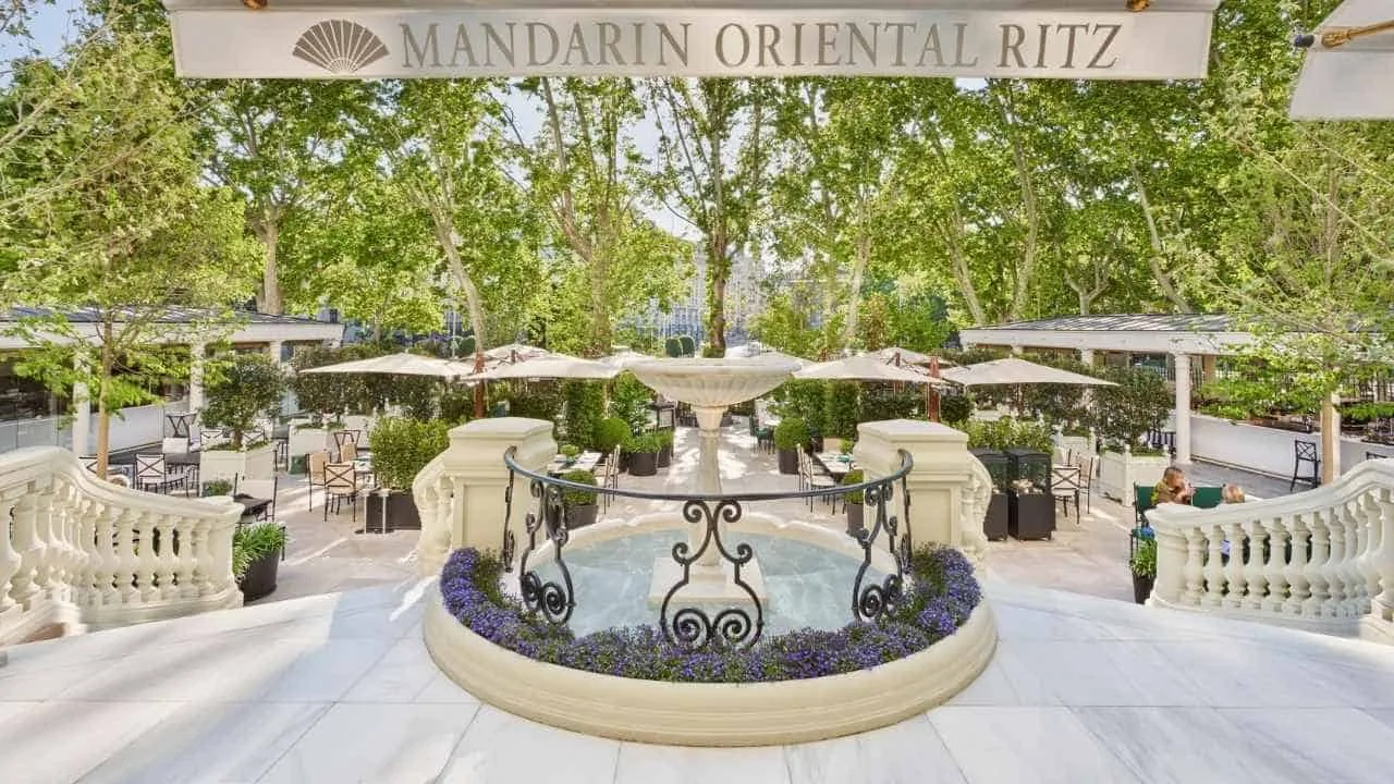 Dining at El Jardin del Ritz
