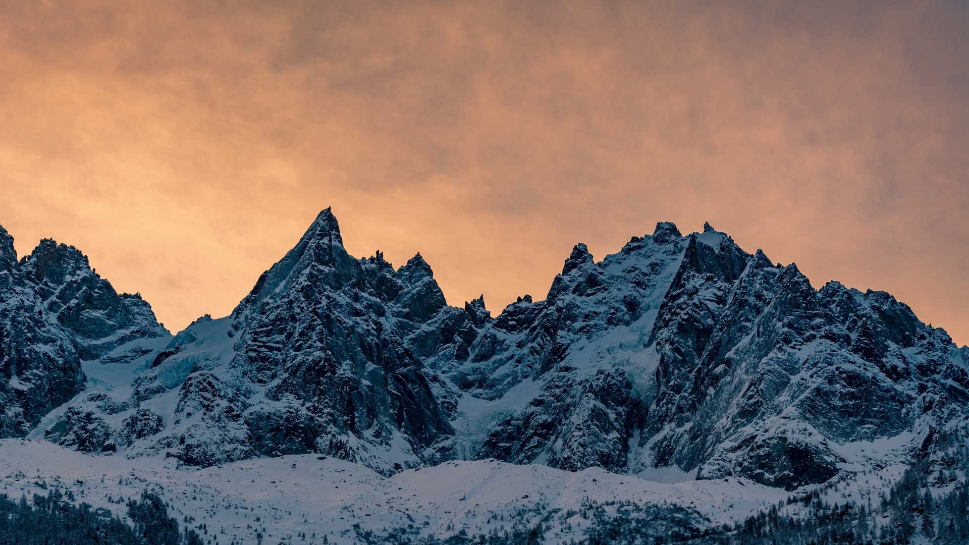 Chamonix, alperne er Europas tårnhøje