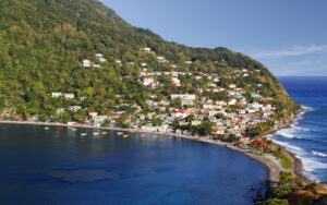 Fishing village in Dominica