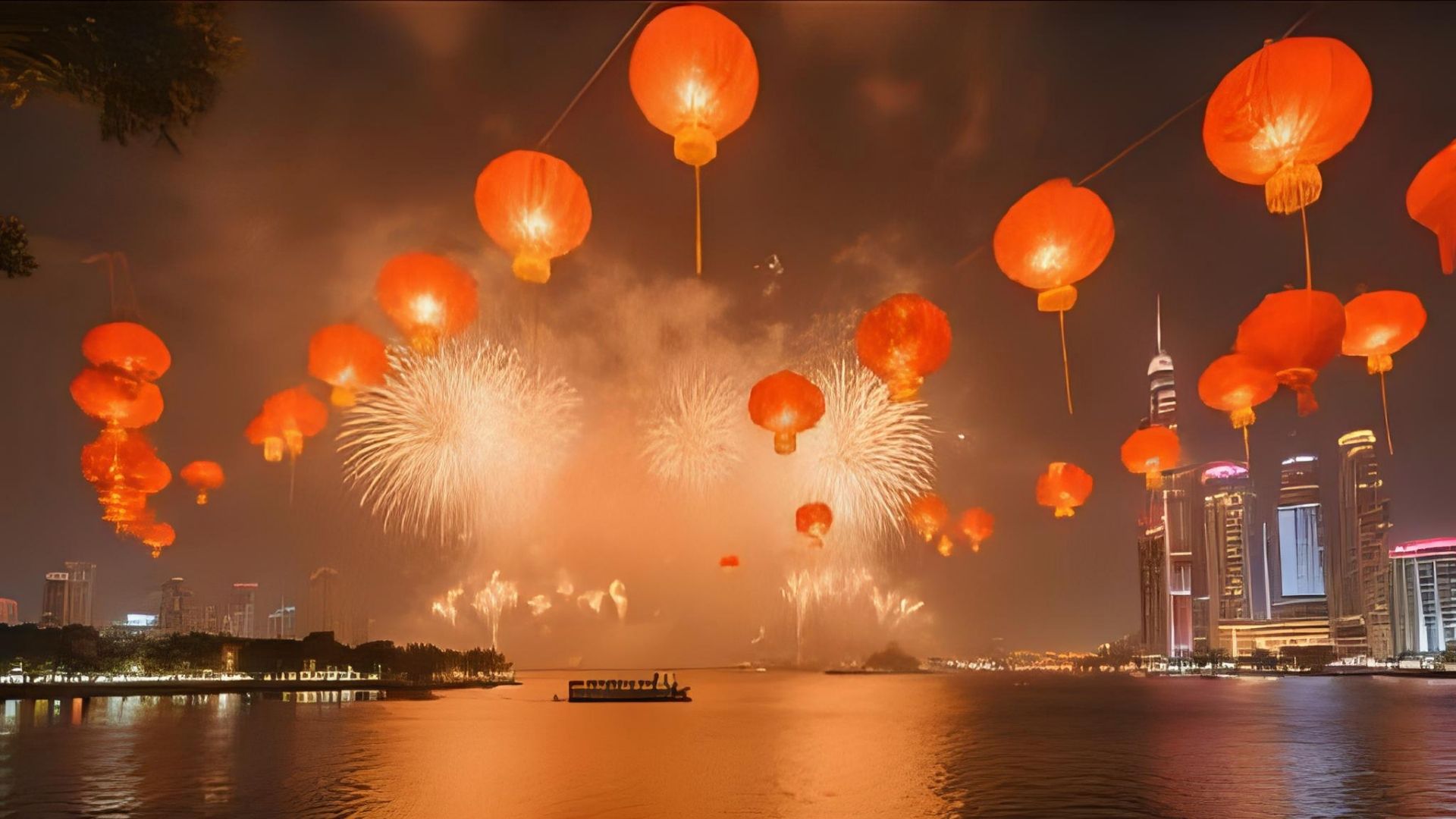 Fejring af kinesisk nytår 2026 – Hestens år med lanterner i Shanghai