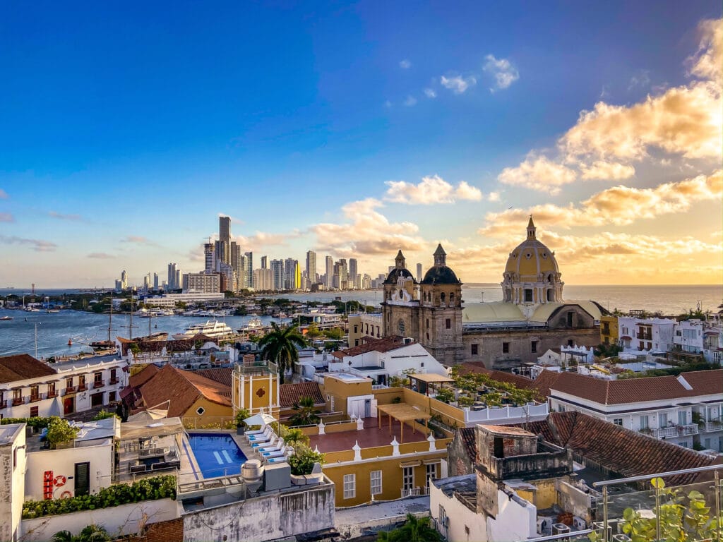 Streets of Cartagena in Colombia — Photo