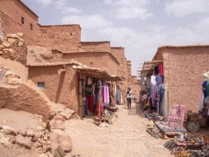 Ksar Aït Benhaddou ved foden af Højatlas, Marokko