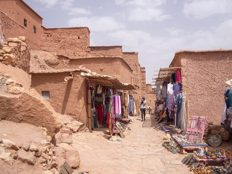 Ksar Aït Benhaddou ved foden af Højatlas, Marokko