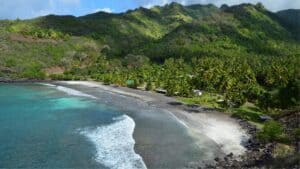 Marquesas Islands Fransk Polynesien set fra luften tropisk skønhed