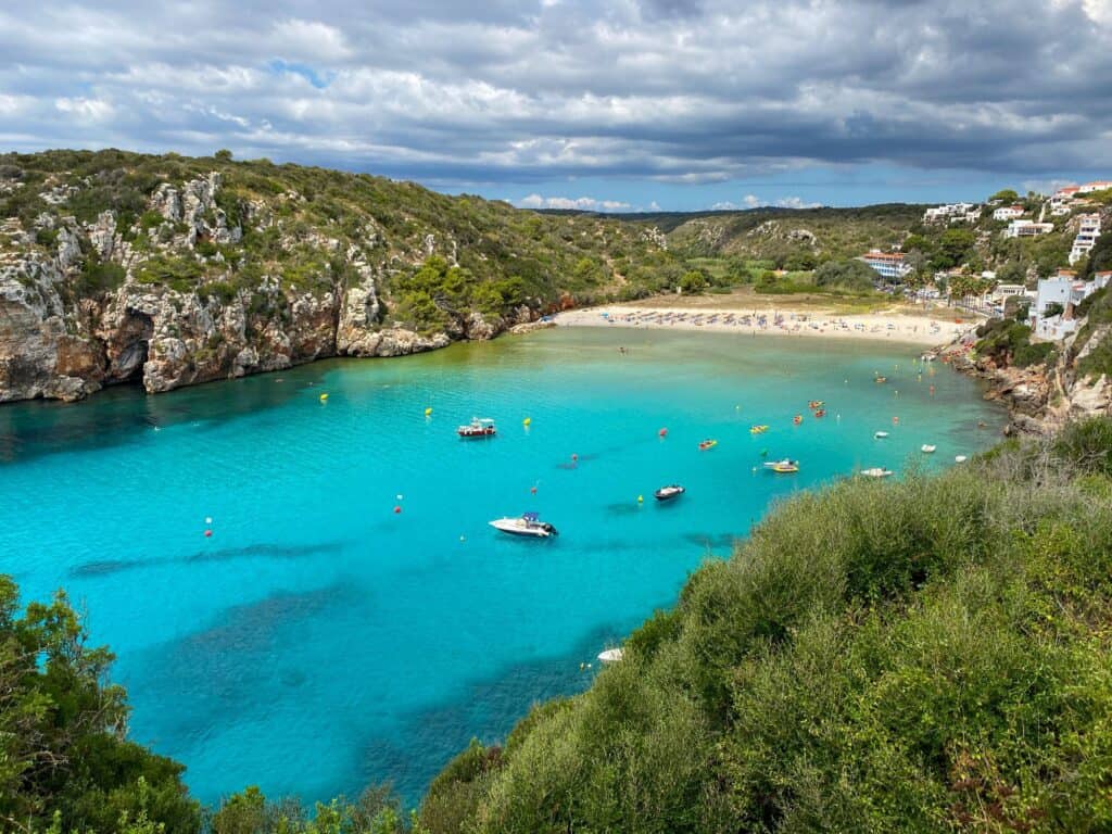 Smuk bugt på menorca